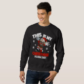 Dit Is Mijn Kerst Pyjama Kerstmis Trui (Voorkant volledig)