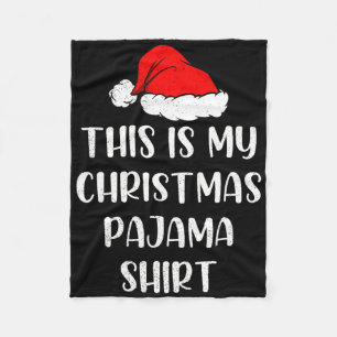 Dit Is Mijn Kerst Pyjama Leuke Kerst Pjs Mannen Vr Fleece Deken