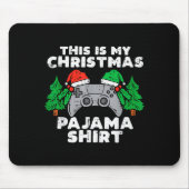 Dit Is Mijn Kerst Pyjama Overhemd Videogames Jonge Muismat (Voorkant)