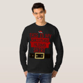 Dit is mijn kerst pyjama pj top kerstmuts slaap (Voorkant volledig)