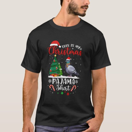 Dit is mijn kerst pyjama Shirt boomlicht Xmas (Voorkant)