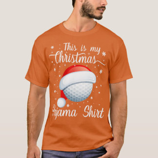 Dit Is Mijn Kerst Pyjama Shirt Golf Kerstmis