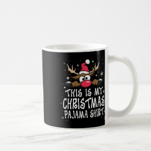 Dit Is Mijn Kerst Pyjama Shirt Grappig Kerstfeest Koffiemok