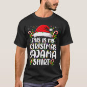 Dit Is Mijn Kerst Pyjama Shirt Grappige Kerst Pjs  (Voorkant)