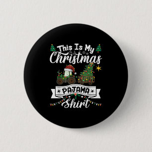 Dit is mijn kerst pyjama Shirt lichte trekker FA Ronde Button 5,7 Cm