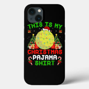 Dit is mijn kerst pyjama Shirt veld hockey chr Case-Mate iPhone Case