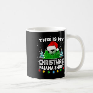 Dit Is Mijn Kerst Pyjama Shirt Voetbal Kerstman Bo Koffiemok
