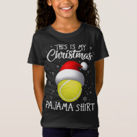 Dit is mijn kerst pyjama tennis lelijke cadeau lie