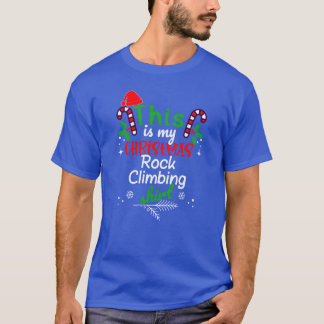 Dit is mijn kerst rotsklim vriend t-shirt
