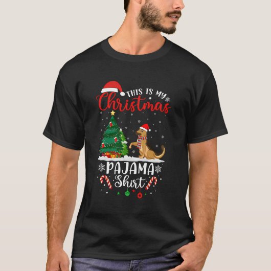 Dit is mijn kerst Shirt boomlicht Duitse Sheph (Voorkant)