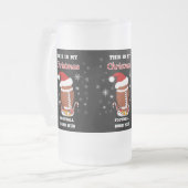 Dit Is Mijn Kerst Voetbal Bier Mok (Voorkant links)