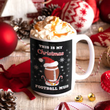 Dit Is Mijn Kerst Voetbal Mok Met Snacks