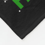 Dit is mijn kerstbal Pajama Volleyball Santa Fleece Deken (Hoek)