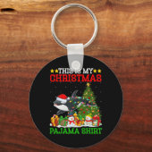 Dit is mijn kerstboom pyjama orka verlichting CH Sleutelhanger (Voorkant)