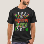 Dit is mijn kerstboomkerstboom met Kerstmis, Santa T-shirt (Voorkant)