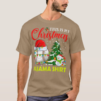 Dit is mijn kerstcadeajama kerstbal kerstbal t-shirt