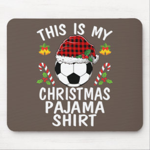 Dit is mijn kerstcadeajama shirten voetbal Santa S Muismat