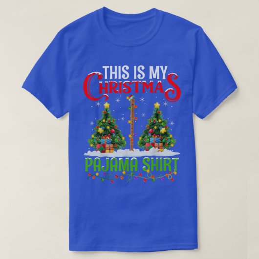Dit is mijn kerstcadeaujama Shirt flute Music Chri (Design voorkant)