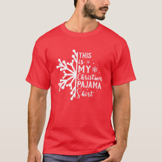 Dit is mijn kerstcadeautje Mannen vrouwen Kinder f T-shirt