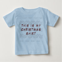 Dit is mijn kerstcadeautje shirt schattige baby