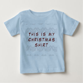Dit is mijn kerstcadeautje shirt schattige baby