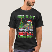 Dit is mijn kerstfeest met Pajama. T-shirt (Voorkant)