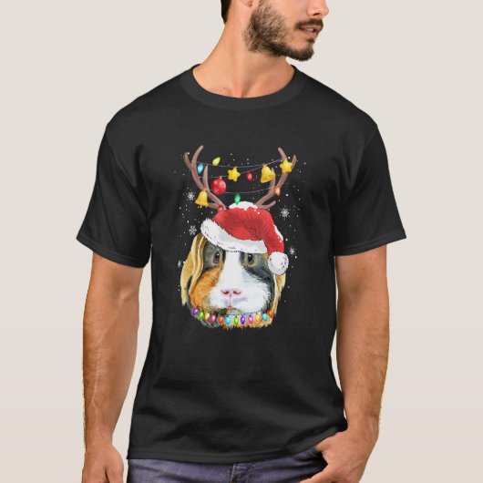 Dit is mijn kerstfeest Pajama Guinee met kerstmis  T-shirt (Voorkant)