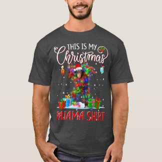 Dit is mijn kerstfeest Pajama-kerstligh T-shirt