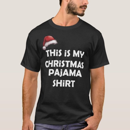Dit is mijn kerstfeest shirt Pajama, grappig kerst (Voorkant)