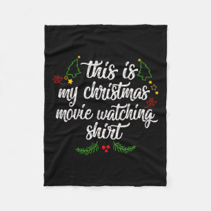 Dit is mijn kerstfilm die met cadeaubonnen rondkij fleece deken