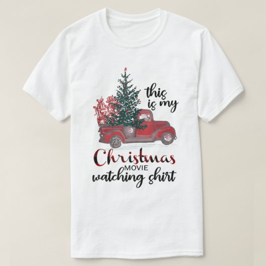 Dit is mijn kerstfilm die Shirt  bekijkt (Design voorkant)