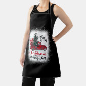 Dit is mijn kerstfilm die Shirt  bekijkt Schort (Insitu)