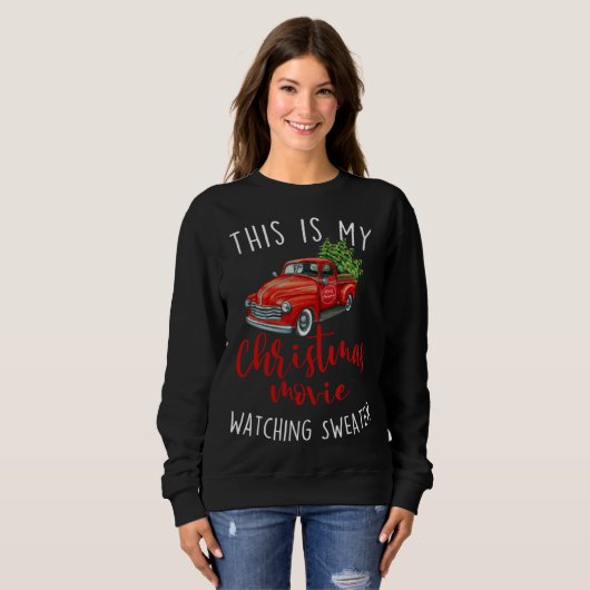 Dit is mijn kerstfilm die t-shirt Red Truck bekijk (Voorkant volledig)