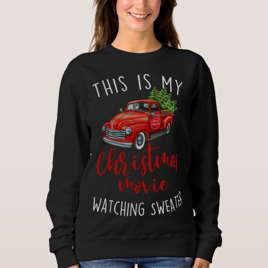 Dit is mijn kerstfilm die t-shirt Red Truck bekijk (Voorkant)