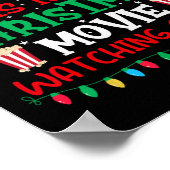 Dit is mijn kerstfilm-kijkshirt - Grappig Poster (Hoek)