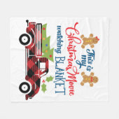 Dit is mijn kerstfilmbanket | Vluchten Fleece Deken (Voorkant (Horizontaal))