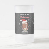 Dit is mijn kerstFootball bier Mok (Center)
