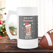 Dit is mijn kerstFootball bier Mok