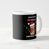 Dit is mijn kerstFootball Mok met snacks (Voorkant rechts)