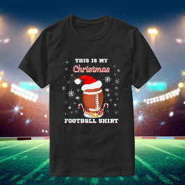 Dit is mijn kerstFootball Shirt met snacks