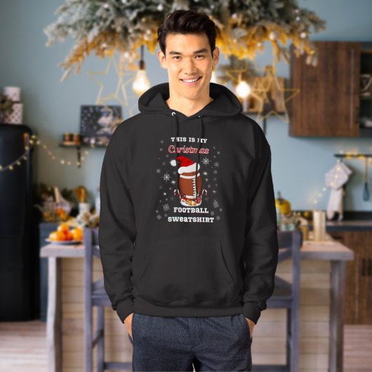 Dit is mijn kerstFootball Shirt met snacks