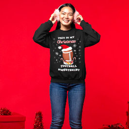 Dit is mijn kerstFootball Shirt met snacks