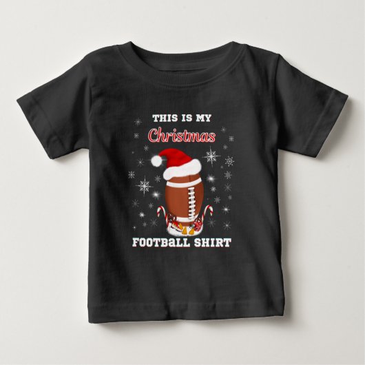 Dit is mijn kerstFootball Shirt met snacks (Voorkant)