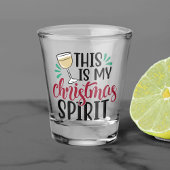 Dit is mijn kerstgeest | Grappige Drink Humor Shot Glas