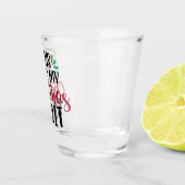Dit is mijn kerstgeest | Grappige Drink Humor Shot Glas (Rechts)