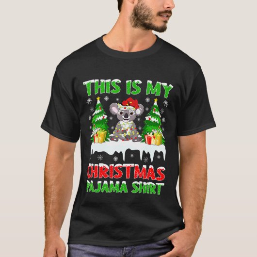 Dit is mijn Kerstkerst Koala. T-shirt (Voorkant)