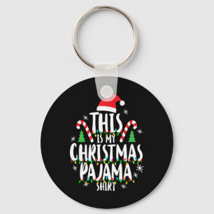 Dit is mijn kerstkerstkerstkerstkerstkerstfamilie. sleutelhanger