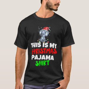 Dit is mijn kerstkerstman Koala Santa Hat T-shirt