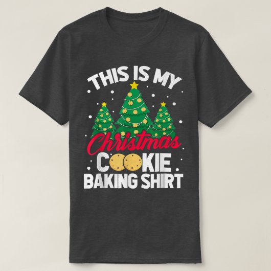 Dit is mijn kerstkoekjeskoekje die Shirt broodjes  (Design voorkant)
