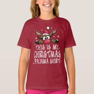 Dit is mijn kerstkoortsrenner voor Kerstmis Pajama T-shirt